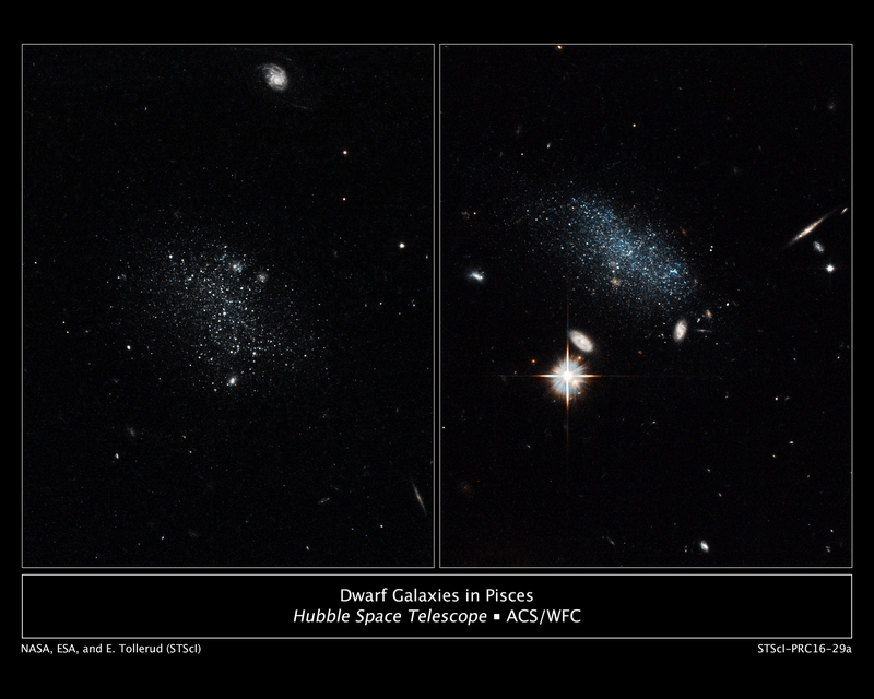 Illustration for article titled Two Galaxies Have Left the Void and Entered Hubble's Heart